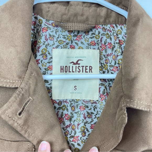 Hollister Tan Light Weight Coat/Blazer - Picture 3 of 7
